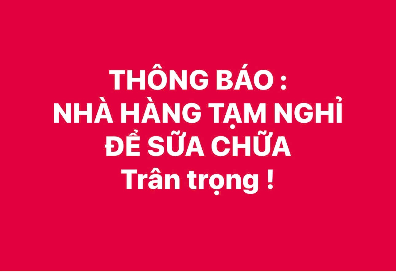 Thông báo quan trọng từ nhà hàng chay Đạo An