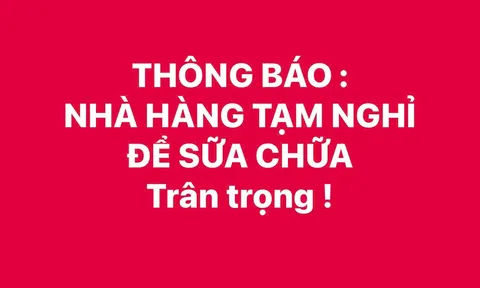 Thông báo quan trọng từ nhà hàng chay Đạo An